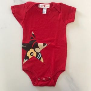 New Jasper Hearts Wren Baby Onesie 3-6 M